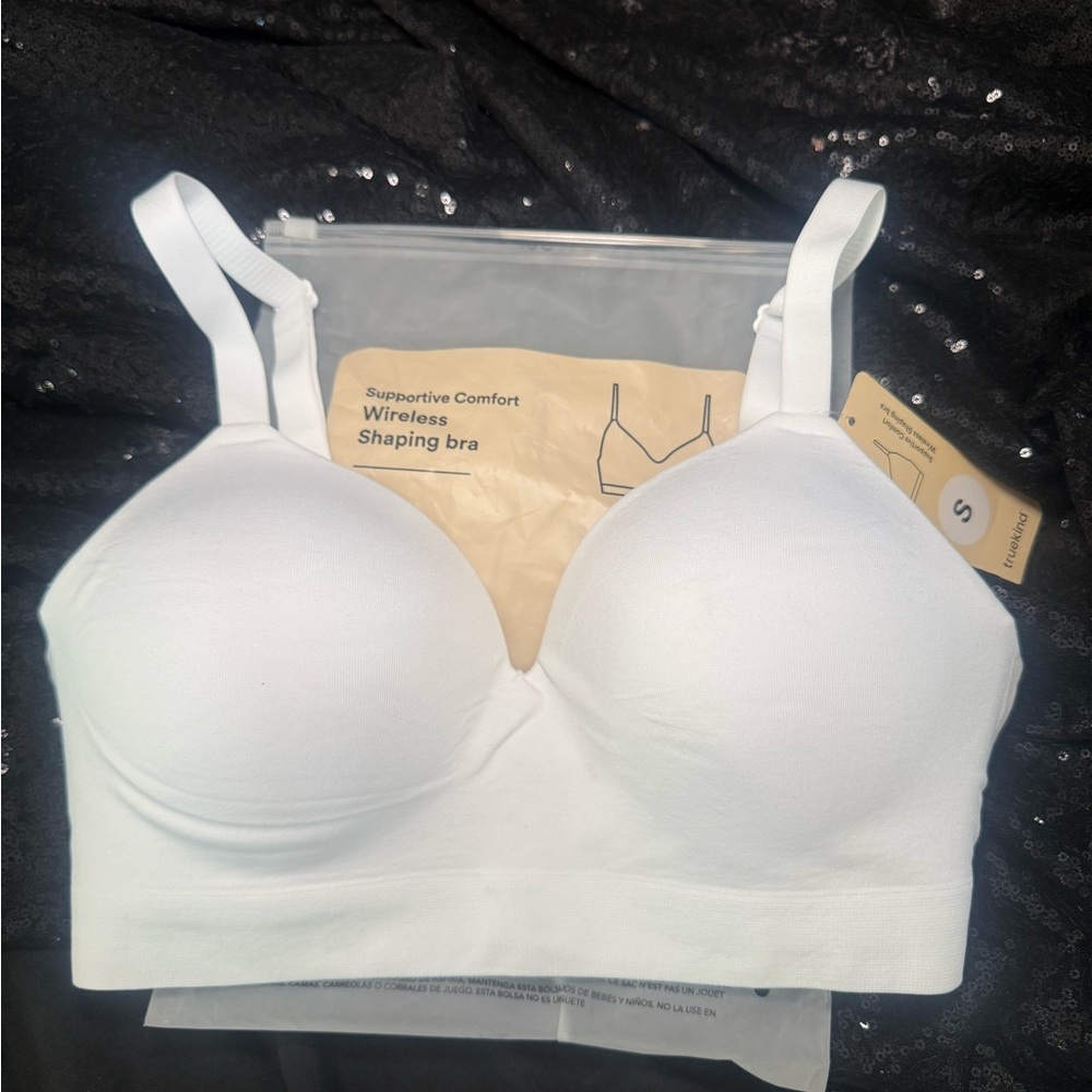 Seamless Comfort Wireless Bra - White